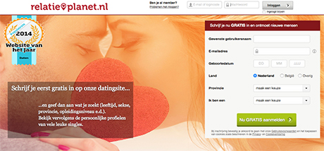Relatieplanet.nl is een populaire datingsite